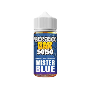 Perfect Bar 50/50 Mister blue Flavour 100ml Shortfill perfect for Refillable Pod Vape Kits