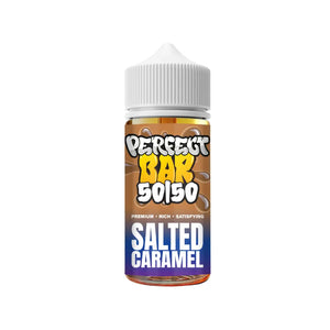 Perfect Bar 50/50 salted caramel Flavour 100ml Shortfill perfect for Refillable Pod Vape Kits