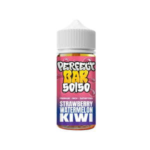 Perfect Bar 50/50 strawberry watermelon kiwi Flavour 100ml Shortfill perfect for Refillable Pod Vape Kits