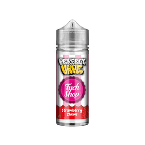 Perfect Vape Tuck Shop Strawberry Chews Flavour 100ml Shortfill e liquid great for Sub-ohm vape tanks