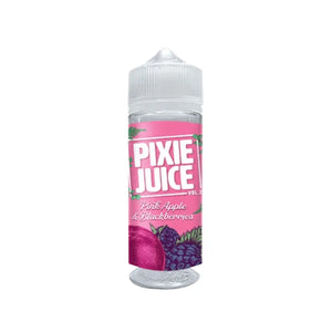 Pixie Juice Pink Apple & Blackberries Flavour 100ml Shortfill E-liquid great for Sub-ohm Vape Tanks