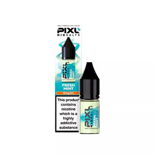 Pixl 10ml Nic Salt E-liquid Fresh Mint Flavour Available in 10mg or 20mg Great For Refillable Pod Vapes