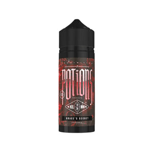 Prohibition Potions grace's secret Flavour 100ml Shortfill E-liquid Juice Great for Sub-ohm Vape Kits