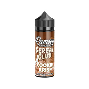 Ramsey Cereal Club cookie krisp Flavour 100ml Shortfill E-liquid great for Sub-ohm Vape Kits