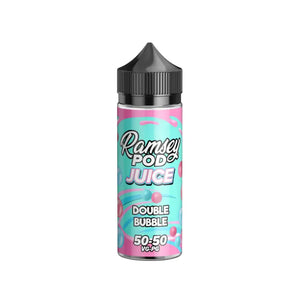 Ramsey Pod Juice Double Bubble flavour 100ml Shortfill E-liquid Great with Refillable Pod Vape Kits