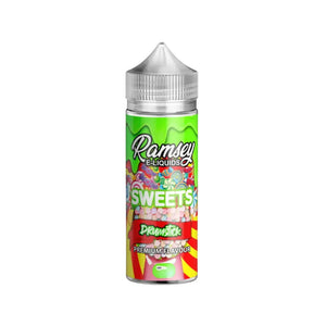 Ramsey Sweets drumstick Flavour 100ml Shortfill E-liquid great for Sub-ohm Vape Kits