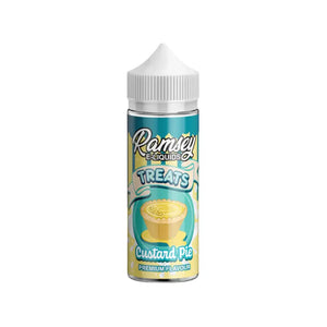 Ramsey Treats Custard Pie Flavour 100ml Shortfill E-liquid great for Sub-ohm Vape Kits