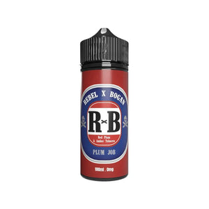 Rebel x Bogan Plum Job Flavour 100ml Shortfill E-liquid great for Sub-ohm Vape Kits