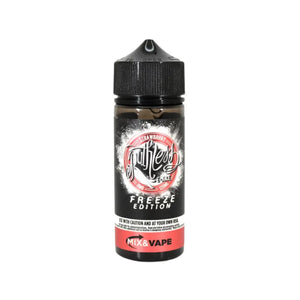 Ruthless Freeze strawberry Flavour 100ml Shortfill E-liquid Great for Sub-ohm Vape Tanks