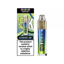 SKE Bar 15K Prefilled Pod Kit with a Built-in 850mAh Battery prefilled with 20mg of Nic salt E-liquid Great for MTL Vaping