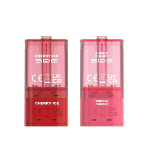 SKE Pro Max 30K Refill Pods Cherry Edition 2 Flavours (Cherry Ice & Bubble Cherry) for the SKE Pro Max 30K Prefilled Pod Vape Kit
