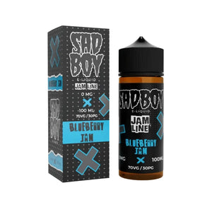 Sadboy blueberry jam flavour 100ml Shortfill E-liquid Great for Sub-ohm Vape Kits
