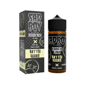 Sadboy butter cookie flavour 100ml Shortfill E-liquid Great for Sub-ohm Vape Kits