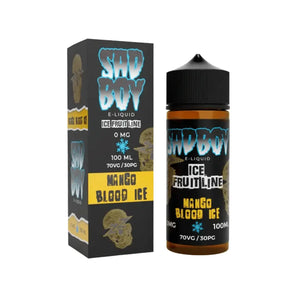 Sadboy mango blood ice flavour 100ml Shortfill E-liquid Great for Sub-ohm Vape Kits