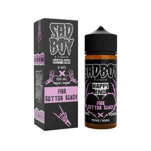 Sadboy pink cotton candy flavour 100ml Shortfill E-liquid Great for Sub-ohm Vape Kits