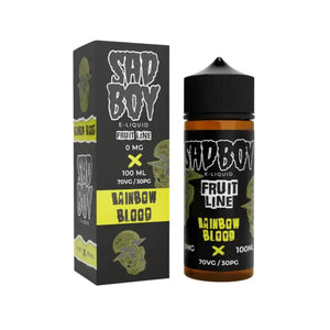 Sadboy rainbow blood flavour 100ml Shortfill E-liquid Great for Sub-ohm Vape Kits