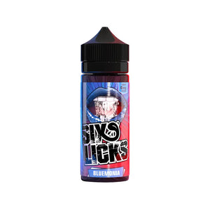 Six Licks Bluemonia Flavour 100ml Shortfill E-liquid great for Sub-ohm Vape Kits & Sub-ohm Vape Tanks