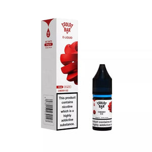 solo bar 10ml nic salt e-liquid cherry ice flavour great for refillable pod vape kits