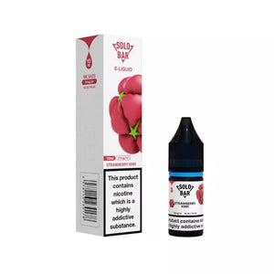 solo bar 10ml nic salt e-liquid strawberry kiwi flavour great for refillable pod vape kits