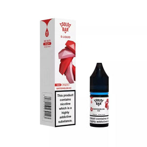 solo bar 10ml nic salt e-liquid watermelon ice flavour great for refillable pod vape kits
