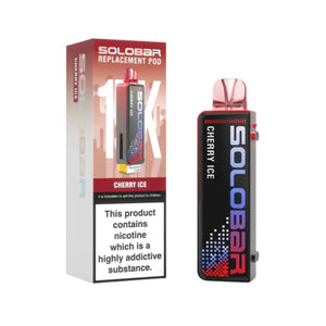 Solobar 15K cherry ice flavour Refill Pod for the Solo 30K & Solo Boost Vape Kits