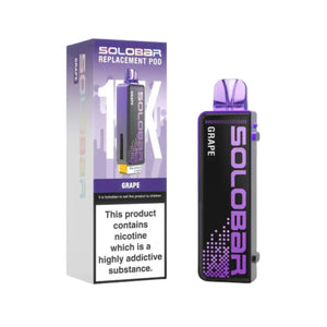Solobar 15K grape flavour Refill Pod for the Solo 30K & Solo Boost Vape Kits
