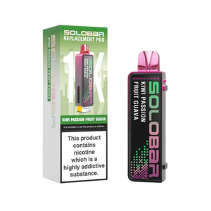 Solobar 15K kiwi passion fruit guava flavour Refill Pod for the Solo 30K & Solo Boost Vape Kits
