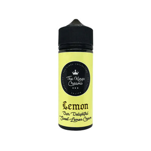 The Kings Creams lemon Cream 100ml Shortfill vape juice great for Sub-ohm Vape Tanks