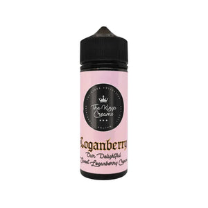 The Kings Creams loganberry Cream 100ml Shortfill vape juice great for Sub-ohm Vape Tanks