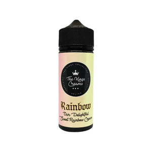 The Kings Creams Rainbow Cream 100ml Shortfill vape juice great for Sub-ohm Vape Tanks
