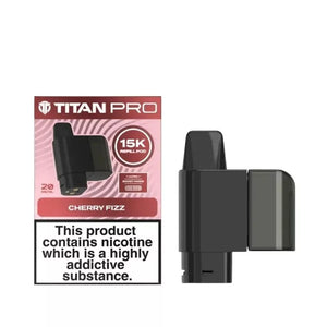 Titan Pro 15K Cherry Fizz Refill Pods for the Titan 15K Pro Prefilled Vape Kit