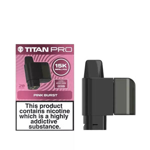 Titan Pro 15K Pink Burst Refill Pods for the Titan 15K Pro Prefilled Vape Kit