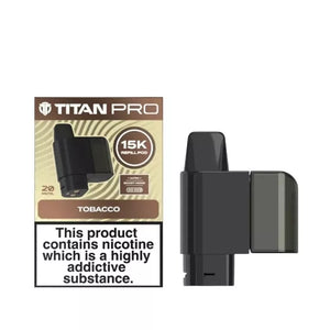 Titan Pro 15K Tobacco Refill Pods for the Titan 15K Pro Prefilled Vape Kit