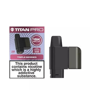 Titan Pro 15K Triple Berries Refill Pods for the Titan 15K Pro Prefilled Vape Kit