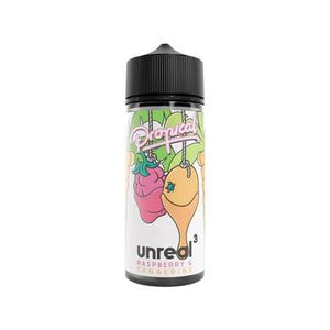 Unreal3 Propical Raspberry & Tangerine 100ml E-liquid Vape Juice Great for sub-ohm vape tanks