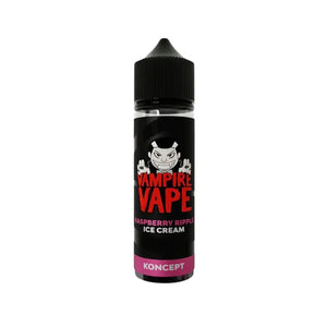 Vampire Vape Desserts Raspberry Ripple Ice Cream Flavour 50ml Shortfill E-Liquid great for sub-ohm vape tanks