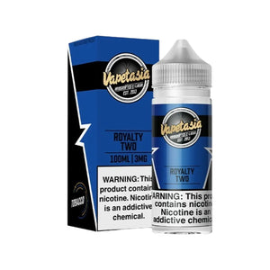Vapetasia Royalty II 100ml Shortfill Vape Juice great for Sub-ohm Vape kits or Sub-ohm Vape Tanks