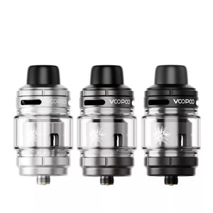 VooPoo Uforce-X 2 Sub-Ohm Vape Tank in 3 different colours - silver, gunmetal and black
