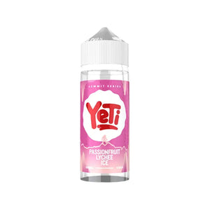 Yeti Summit Series passionfruit lychee Ice Flavour 100ml Shortfill Vape Juice Great for Sub-ohm vape kits & sub-ohm vape tanks