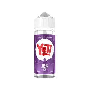 Yeti Summit Series sour grape ice Flavour 100ml Shortfill Vape Juice Great for Sub-ohm vape kits & sub-ohm vape tanks