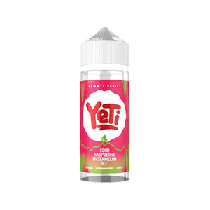 Yeti Summit Series sour raspberry watermelon Ice Flavour 100ml Shortfill Vape Juice Great for Sub-ohm vape kits & sub-ohm vape tanks