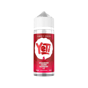 Yeti Summit Series strawberry cherry raspberry Ice Flavour 100ml Shortfill Vape Juice Great for Sub-ohm vape kits & sub-ohm vape tanks