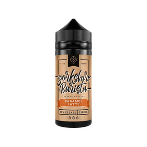 Yorkshire Barista Caramel Latte flavour 100ml E-liquid Juice great for Sub-ohm vape kits