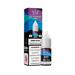 Al Fakher Berry Blue 10ml Nic Salt E-liquid - Great for Refillable Vape Kits