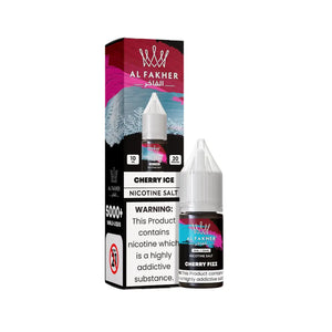 Al Fakher Cherry Ice 10ml Nic Salt E-liquid - Great for Refillable Vape Kits