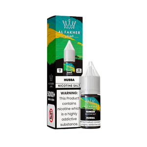 Al Fakher Hubba 10ml Nic Salt E-liquid - Great for Refillable Vape Kits