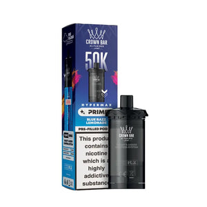 Al Fakher 50K Hypermax Prime Blue Razz Lemonade Refill Pod.