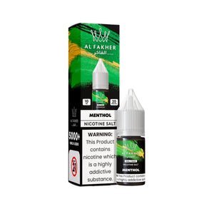Al Fakher Menthol 10ml Nic Salt E-liquid - Great for Refillable Vape Kits