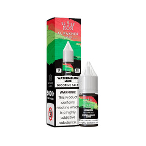 Al Fakher Watermelon Lime 10ml Nic Salt E-liquid - Great for Refillable Vape Kits
