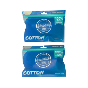 Ambition Mods Premium Organic Cotton for RDAs, RTAs, and RBAs.
